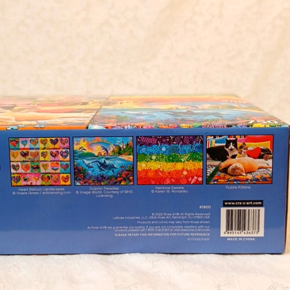 1000-piece puzzle +3 others Puzzles in 1 Set - Picture 7 of 13